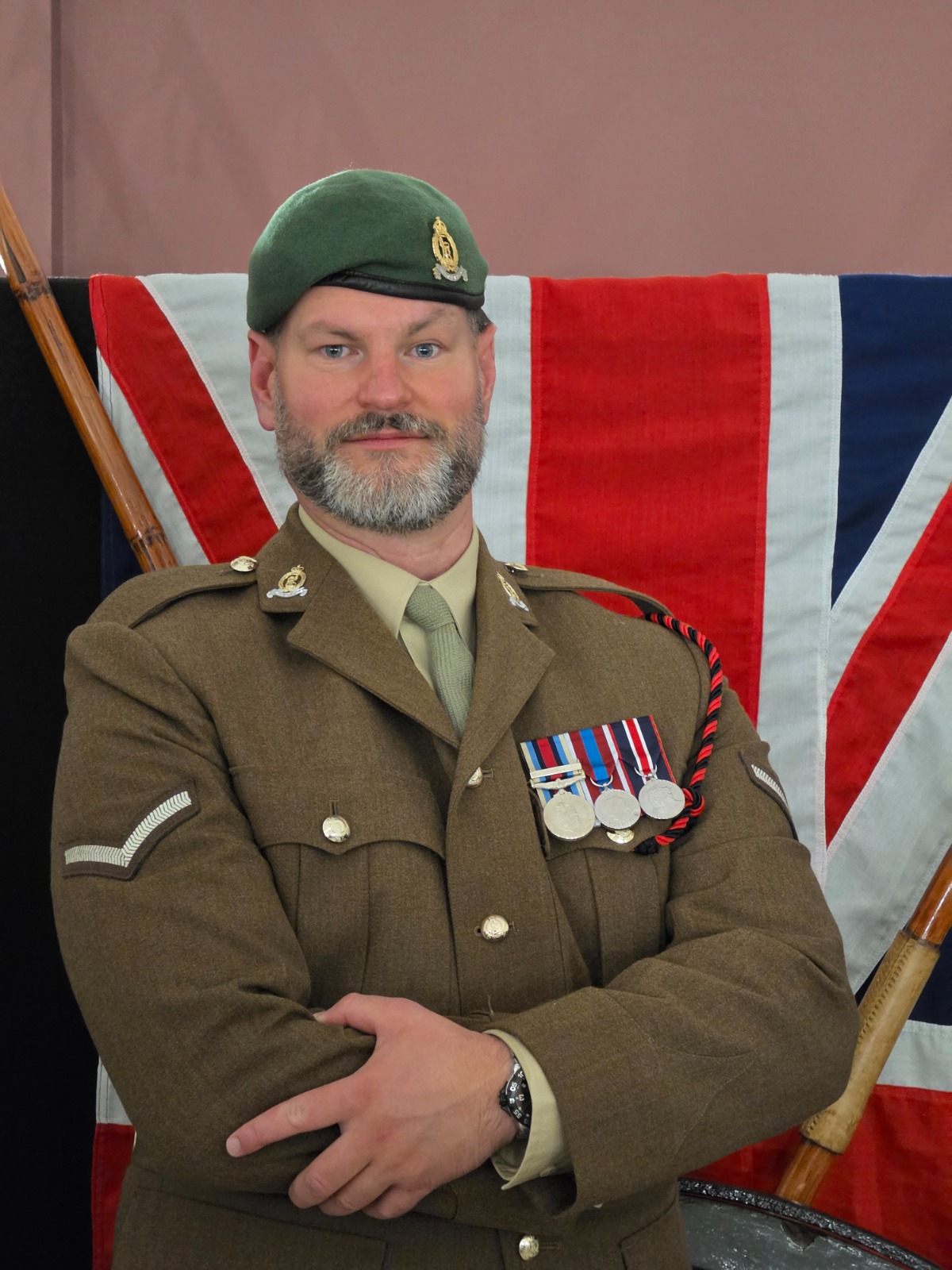 Benjamin Beck in Army Reserve uniform